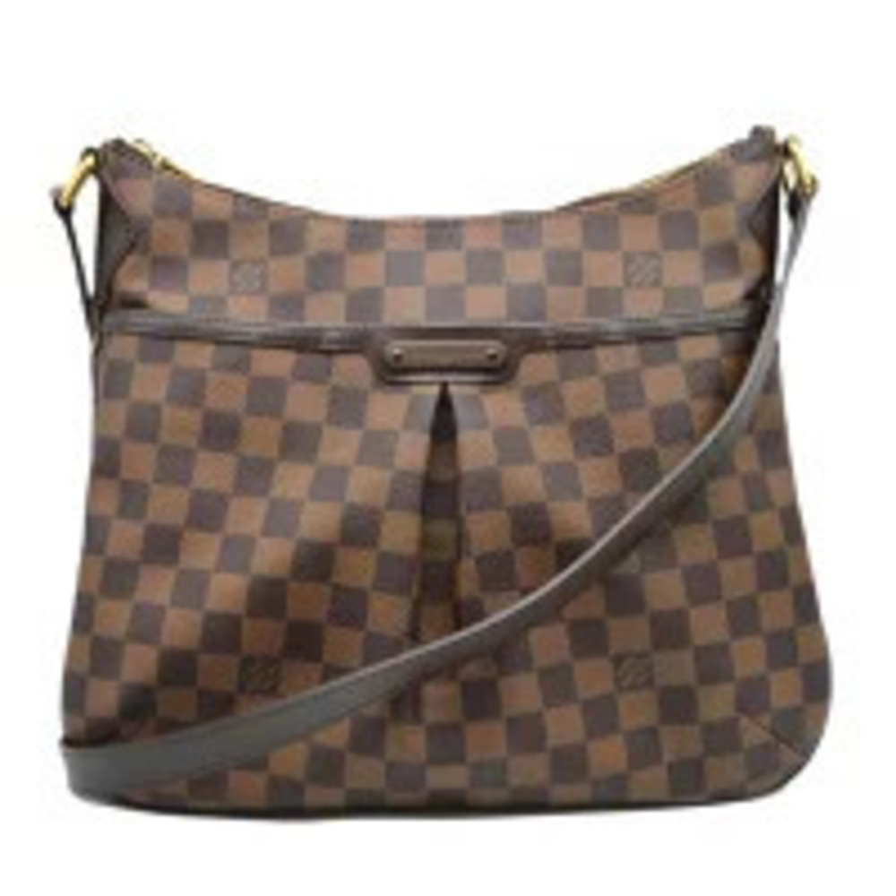Louis Vuitton Bloomsbury Damier Canvas Leather Ebene Brown